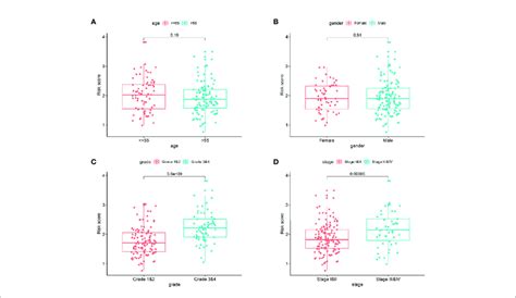 The Clinicopathological Significance Of The Prognostic Model Age A