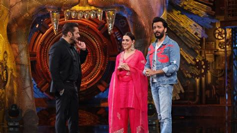 Bigg Boss 16 Day 84 Updates ‘ved Stars Genelia Deshmukh And Riteish