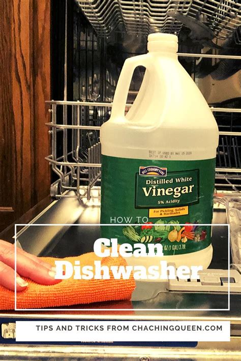 How To Clean Your Dishwasher With Vinegar And Cleaning Tablets Cha