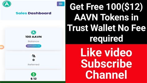 Aavn Tokens Airdrop Claim In Trust Wallet Aaven Network Token