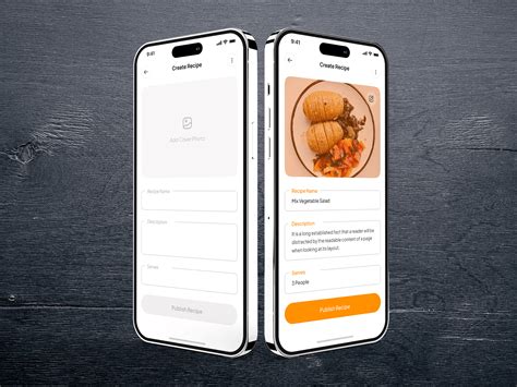 Food Recipe Mobile App Ui Design Behance