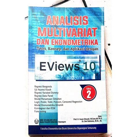 Jual BUKU PROF DR IMAM GHOZALI ANALISIS MULTIVARIAT DAN