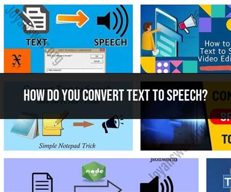 Text To Speech Conversion Transforming Written Content Into Spoken