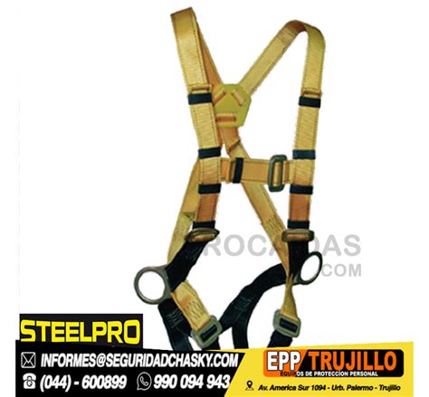 ARNÉS 3 ARGOLLAS STANDARD APA3A AA0 STEELPRO Epp Trujillo