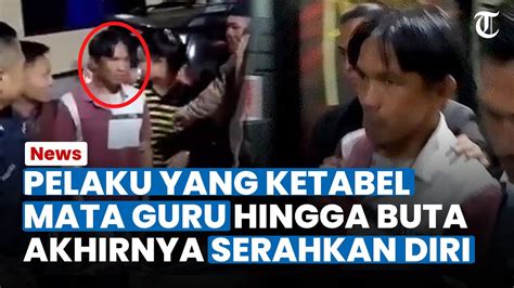 DETIK DETIK PELAKU Sekaligus Wali Murid Yang Ketapel Mata Guru Hingga