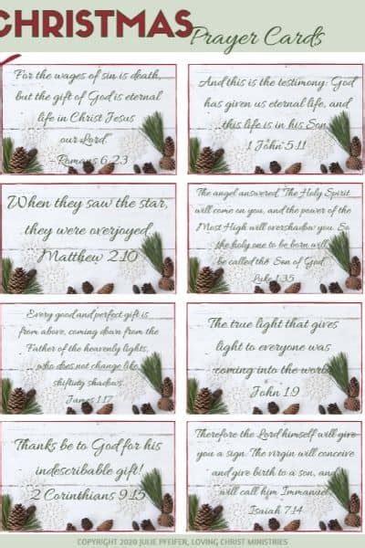 Printable Christmas Prayer