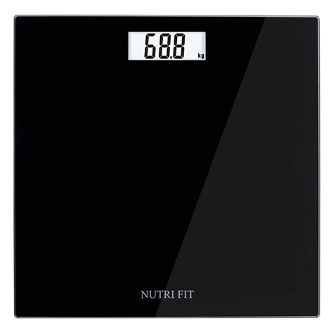 Nutri Fit Digital Bathroom Scale Body Weight Scales Lbs Ultra Slim