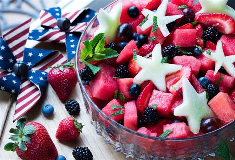Red White And Blue Fruit Salad Perfect For 4th Of July No Plate