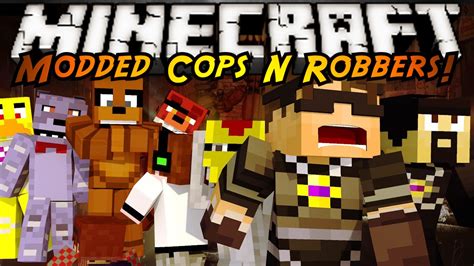 Minecraft Modded Cops N Robbers Five Nights At Freddy S Youtube