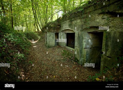 Argonne Forest WW1 Meuse-Argonne Battlefield site, France. Oct 2014 the ...