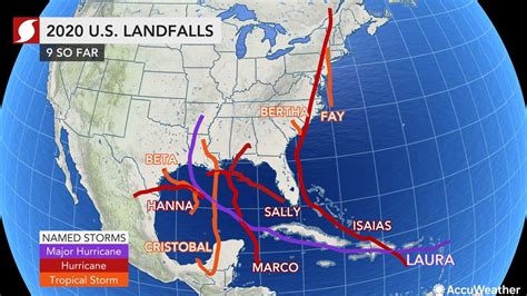 2020 Atlantic hurricane season already second most active in history ...