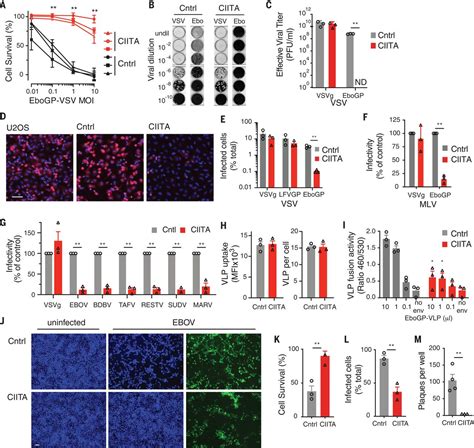 Mhc Class Ii Transactivator Ciita Induces Cell Resistance To Ebola