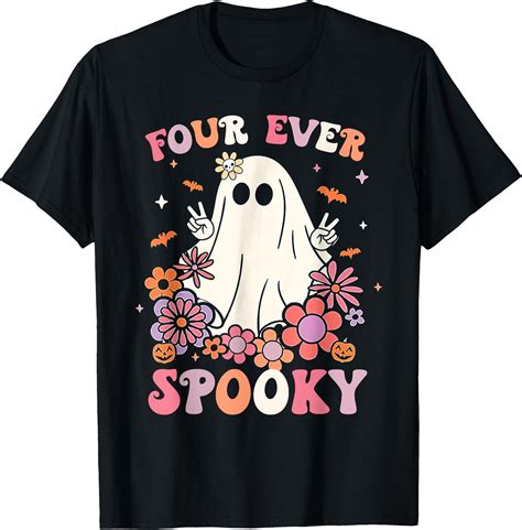 Hot Trending Tee With Four Ever Spooky Halowen Th Birthday Party Decorations Walmart