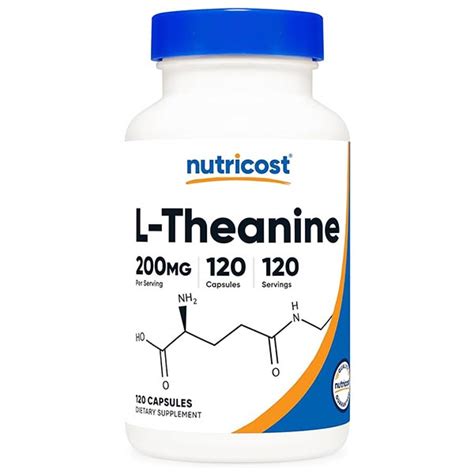 Nutricost L Theanine 200 Mg 120 Capsules Hercules Supplements Egypt