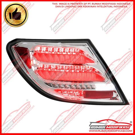 Jual STOP LAMP BENZ W204 C CLASS 2007 2011 CHROME LED SEQUENTIAL