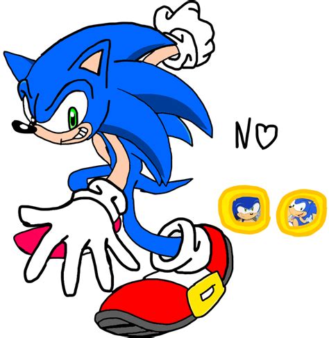 (Sonic X crossover show) AnimeClassicSonic by RainbowReaderDrawzYT on ...