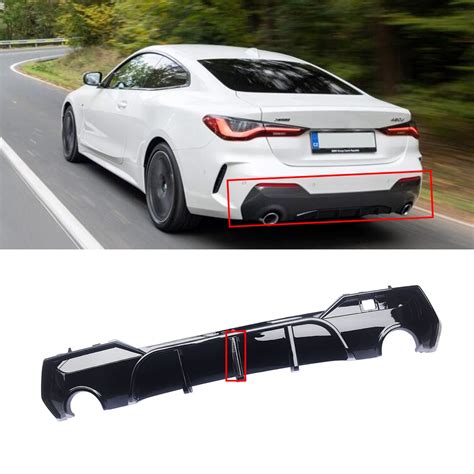 Buy NINTE Rear Diffuser For 2021 2022 2023 BMW 4 Series G22 G23 M Sport