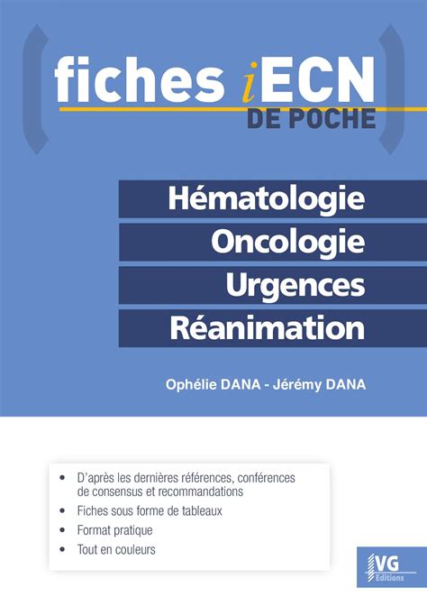 Calam O Fiches Iecn De Poche Onco H Matologie Urgences R Animation