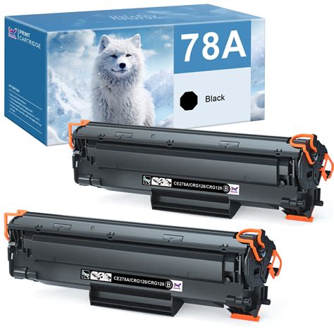 Halofox 78a Compatible Toner For Hp Laserjet Pro P1606dn M1536dnf P1566 2 Pack Black