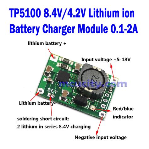 TP5100 Charging Module Pinout Alternative Circuit And 40 OFF