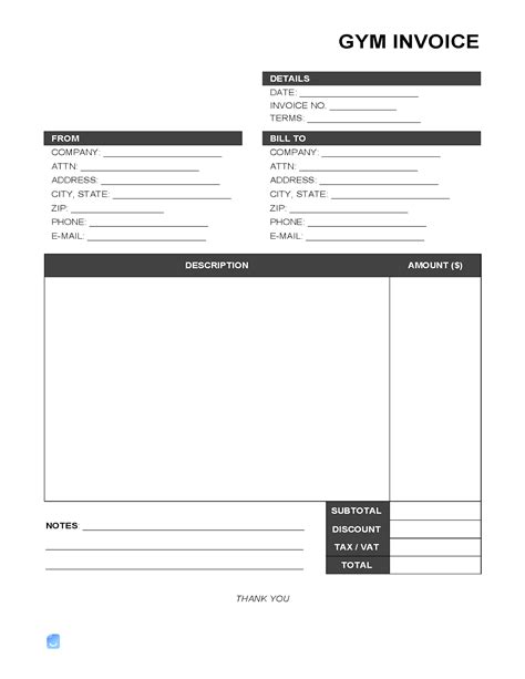 Billing Invoice Template Invoice Maker