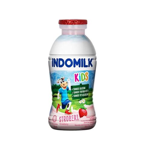 Jual INDOMILK UHT STRAWBERRY 190 ML SUSU Shopee Indonesia