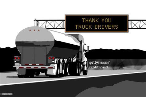 Thank You Truck Drivers High Res Vector Graphic Getty Images