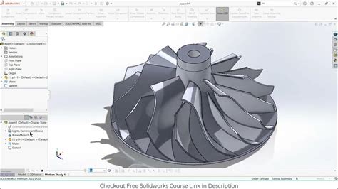 centrifugal pump blade design  solidworks youtube
