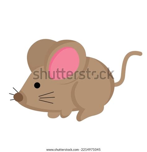 Little Mouse Cartoon Illustration Vector Clipart Stock Vector (Royalty ...