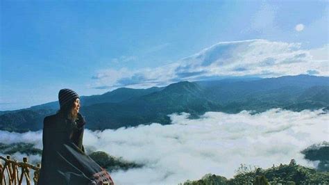 Potret Keindahan Negeri Di Atas Awan Lebak Banten Puncak Gunung Luhur