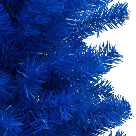 VidaXL Kunstkerstboom Met LED S En Kerstballen 240 Cm PVC Blauw Blokker