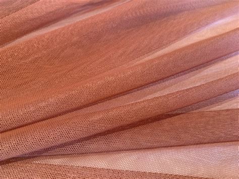 60 Copper Power Mesh Fabric 80 Poly 20 Spandex Per Yard Power Copper