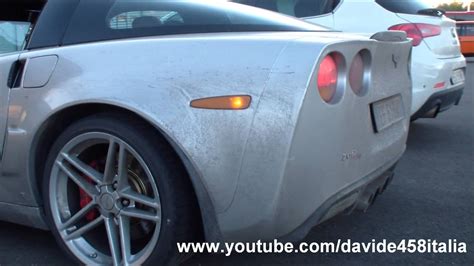 Corvette C6 Z06 Brutal Sound Start Up And Loud Revs Youtube