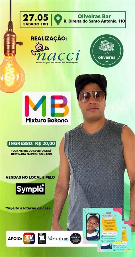 Show Beneficente Em Prool Do Nacci Em Salvador Sympla