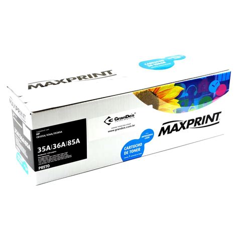 Cartucho De Toner Compat Vel Hp A A A Preto Maxprint