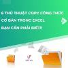 6 cách sao chép công thức trong Excel bạn phải biết