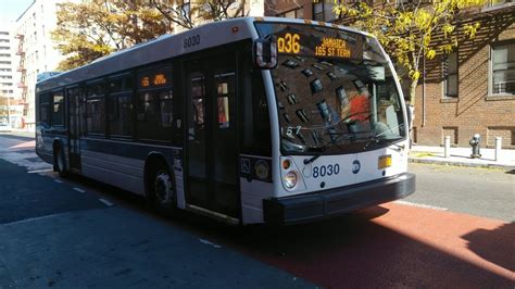 MTA NYCT Bus 2011 Novabus LFS 8030 On The Q36 2015 Novabus LFS