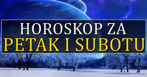 Astro Prognoza Za Petak I Subotu Neko Konacno Ostavlja Los Period Iza