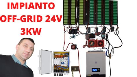 Accumulo Energia Impianto Off Grid 24v 3kw Fotovoltaico Fai Da Te YouTube