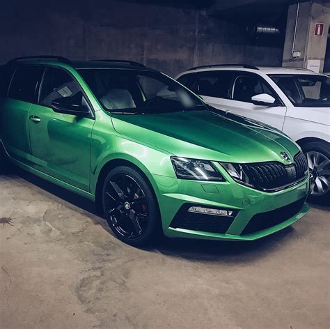 Skoda Octavia Combi Rs Tdi Dsg My Rallye Green