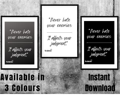 The Godfather Movie Film, Quotes, Downloadable Print, Wall Decor, Never ...