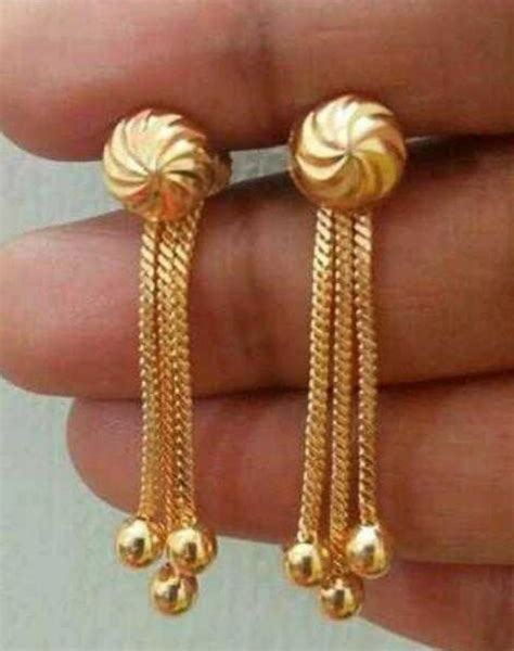 Pin By Swathcreations4903 On Gold Buttalu Gold Earrings For Kids