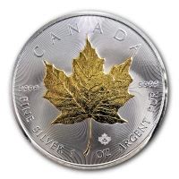 Kanada Cad Maple Leaf Oz Silber Gilded Im Online Shop