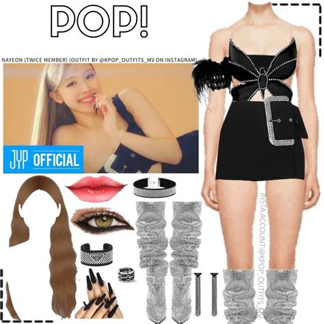 NAYEON TWICE POP MV INSPIRED OUTFIT 4 KPOP OUTFITS MV ON