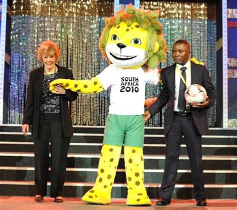 FIFA unveils 2010 World Cup mascot - Rediff Sports