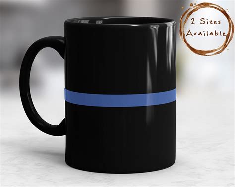 Thin Blue Line Coffee Mug Thin Blue Line Mug Police Mug Hero Mug