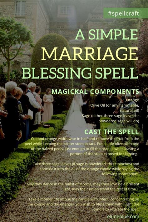 A Simple Marriage Blessing Spell