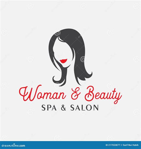 Woman And Beauty Spa And Salon Logo Design Template Stock Vector