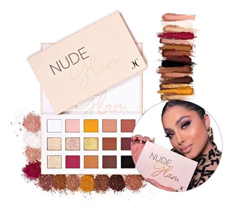 Paleta De Sombras Nude Glam Cores Nathalia Capelo Frete Gr Tis