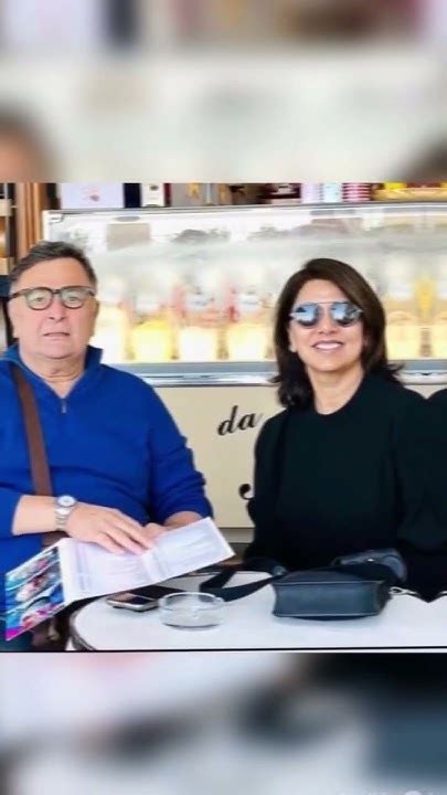 Late Actor Rishi Kapoor And Wife Neetu Singh ️rishikapoor Neetusingh